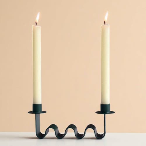 Meso Goods Helen Candle Holder In Green