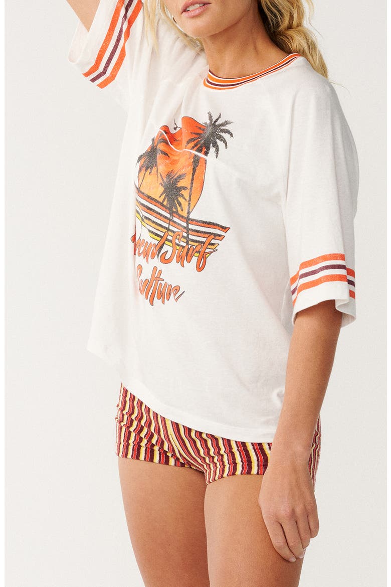 Surf Culture Graphic T-shirt, Alternate, color, BONE