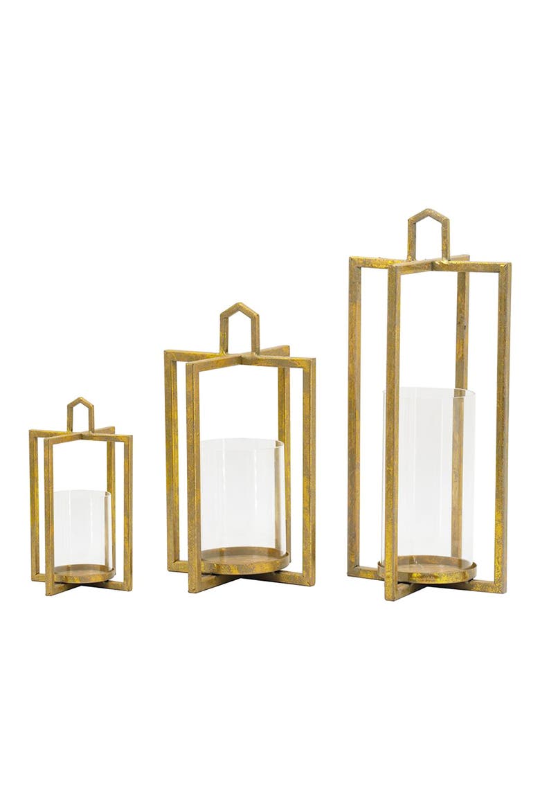 Set of Three Lantern Set, Main, color, GOLD