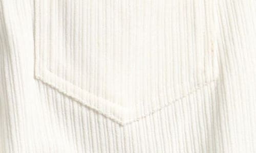 Tractr Kids' Wide Leg Corduroy Pants In White