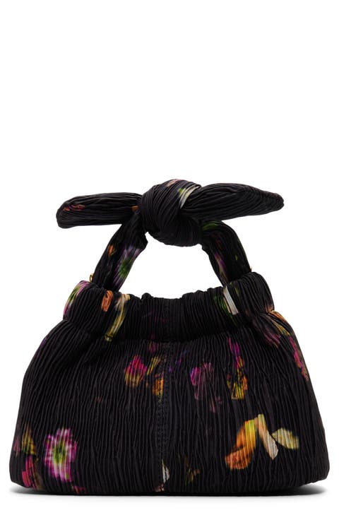 Emily Suede Top Knot Bag