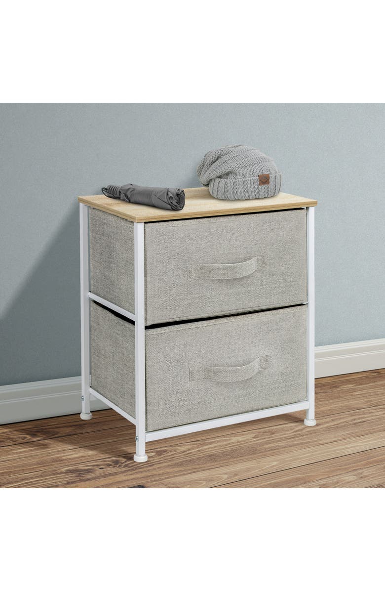 SORBUS 2-Drawer Chest Dresser, Alternate, color, 