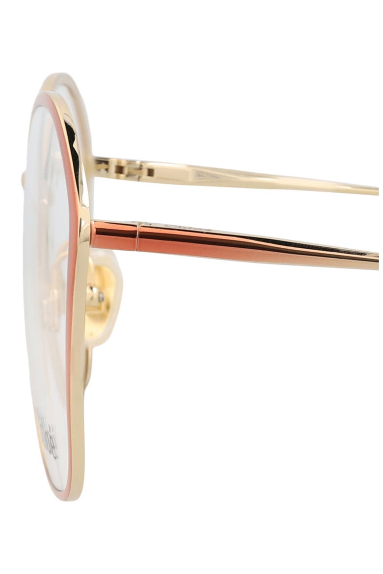 53mm Round Optical Glasses, Alternate, color, NUDE NUDE TRANSPARENT