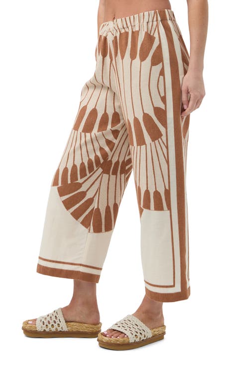 Trina Turk Estella 2 Printed Crop Pant In Multi
