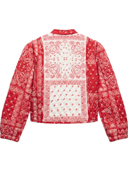 Mint Velvet Quilted Print Jacket