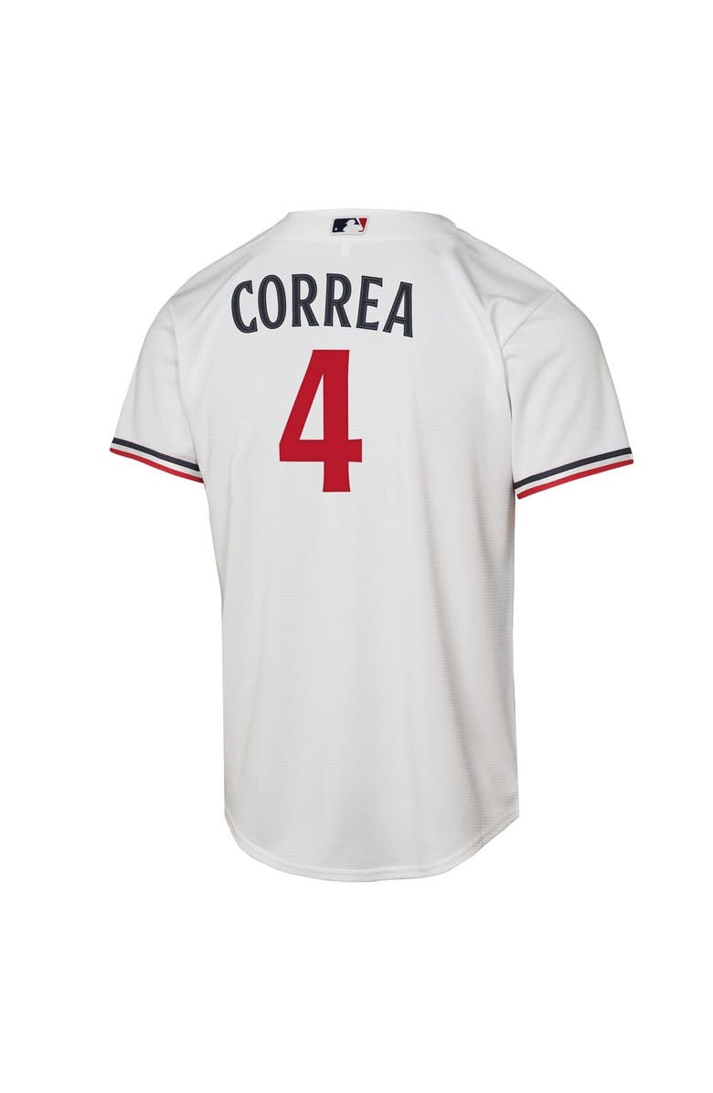 Nike Youth Nike Carlos Correa White Minnesota Twins Home Replica Player Jersey, Alternate, color, 