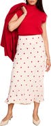 MINT VELVET Polka Dot Slip Skirt