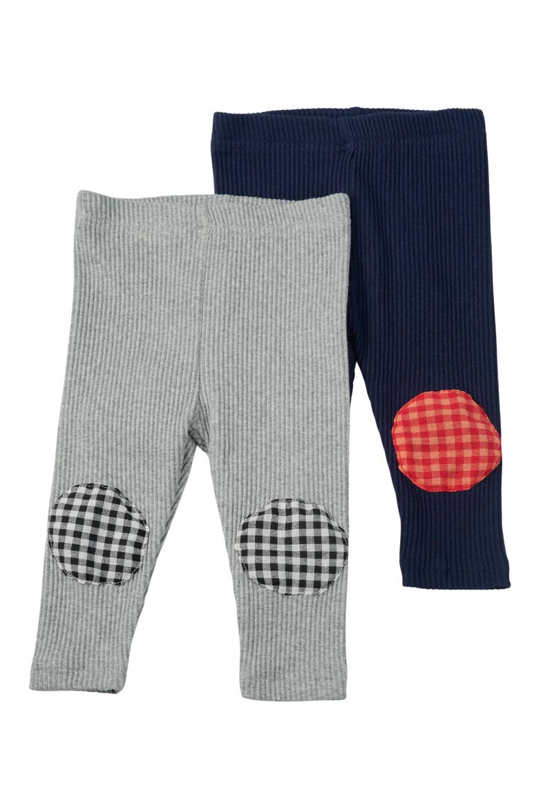 Frankie Knee Patch Cotton Pants, Alternate, color, GRAY