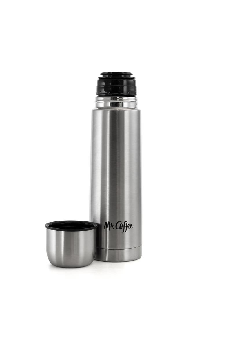 MR COFFEE Javelin 16 Ounce Stainless Steel Travel Thermal Bottle, Alternate, color, Metallic Silver