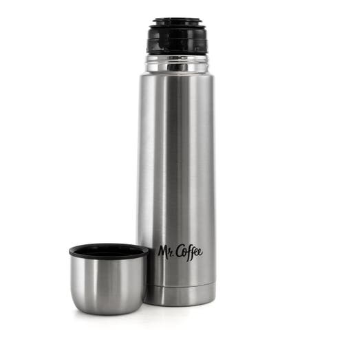 Mr Coffee Javelin 16 Ounce Stainless Steel Travel Thermal Bottle In Silver