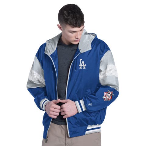Men's Pro Player Royal/Gray Los Angeles Dodgers Legacy Lightweight Full-Zip Jacket