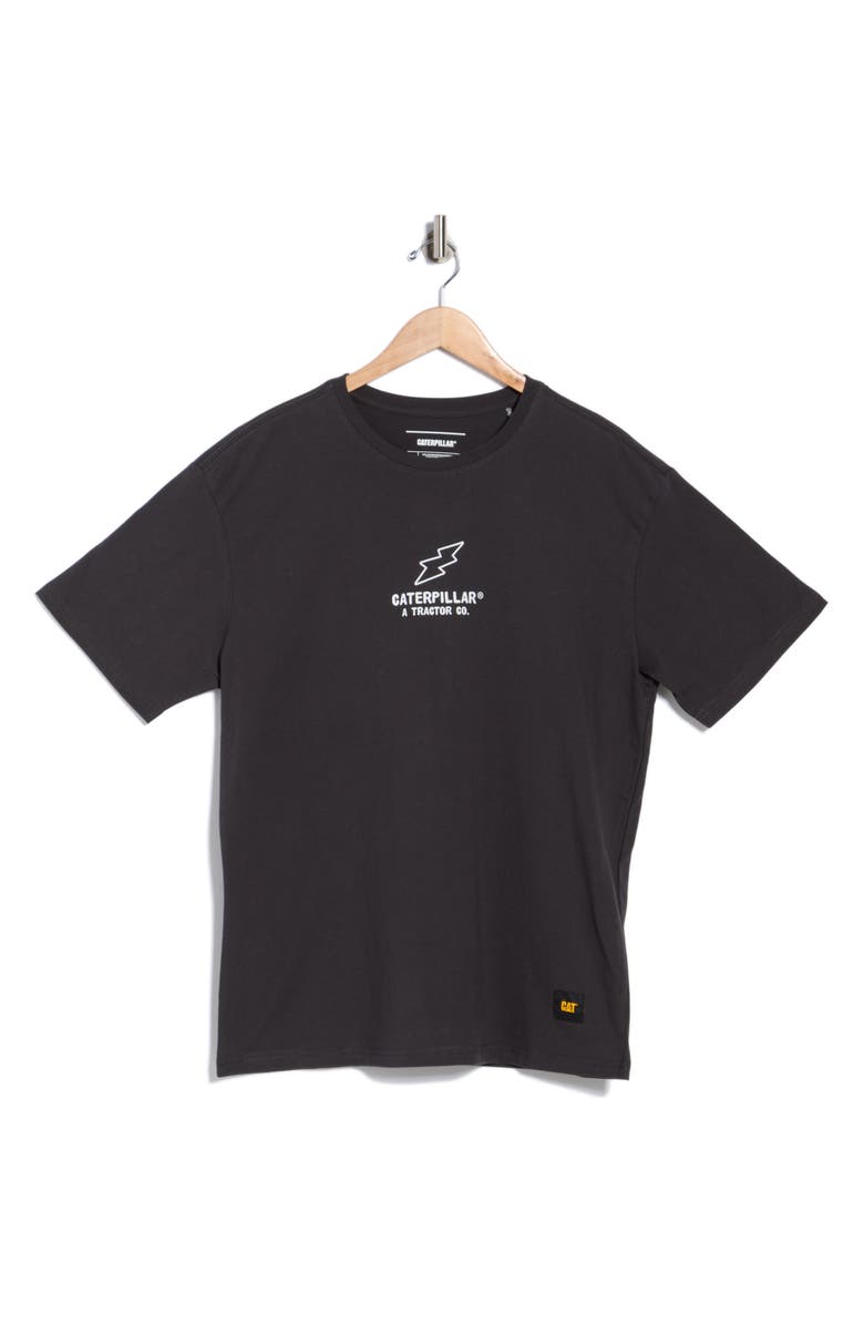 CAT WWR Relaxed Bolt T-Shirt, Main, color, Washed Black