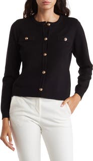 BY DESIGN Keira Chest Pocket Cardigan