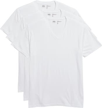 3-Pack Classic Cotton Slim Fit V-Neck Undershirts
