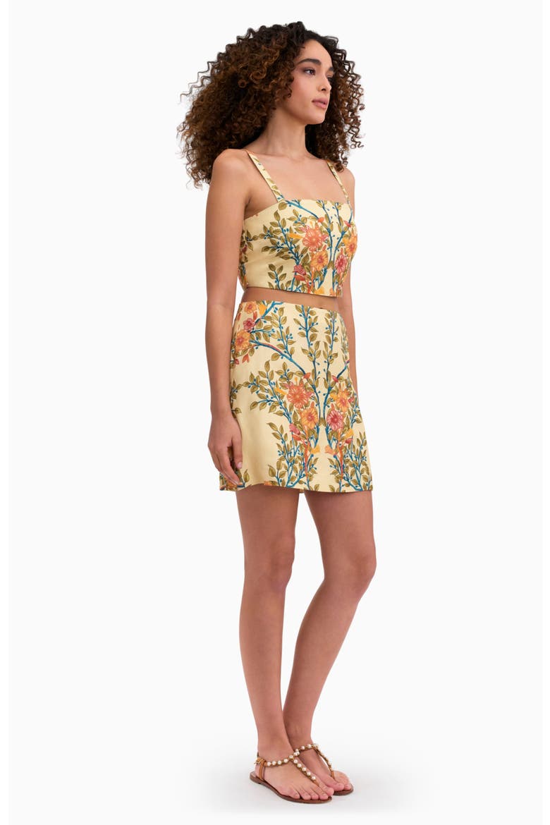 Cleo Printed Top, Alternate, color, Buttercream Multi