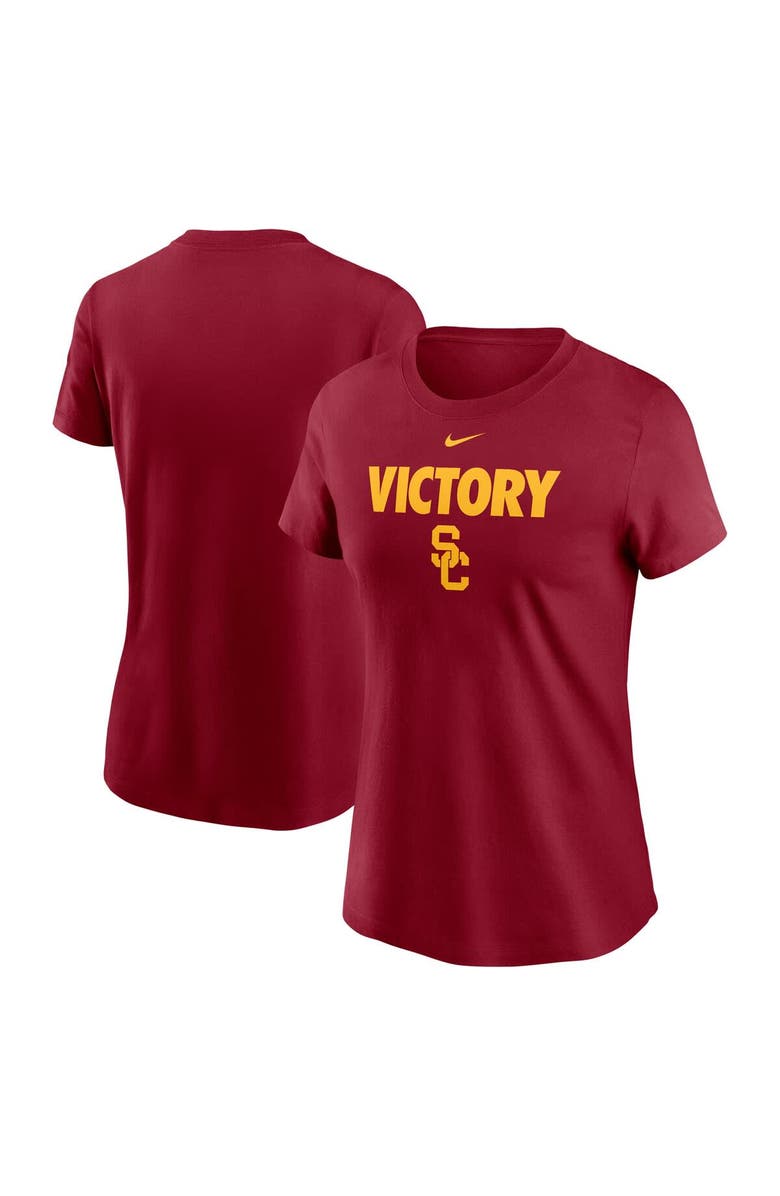 Nike Women's Nike Cardinal USC Trojans Local Ultimate Chant T-Shirt, Main, color,