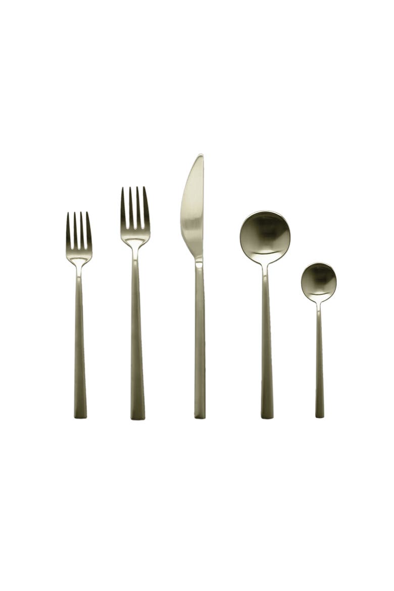 Movida Ice Flatware  Set - 5 Pieces, Main, color, Ice Champagne