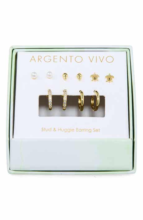 ARGENTO VIVO Beach Set of 5 Assorted Stud & Hoop Earrings