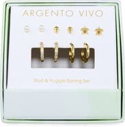 ARGENTO VIVO Beach Set of 5 Assorted Stud & Hoop Earrings
