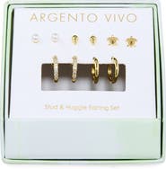 ARGENTO VIVO Beach Set of 5 Assorted Stud & Hoop Earrings