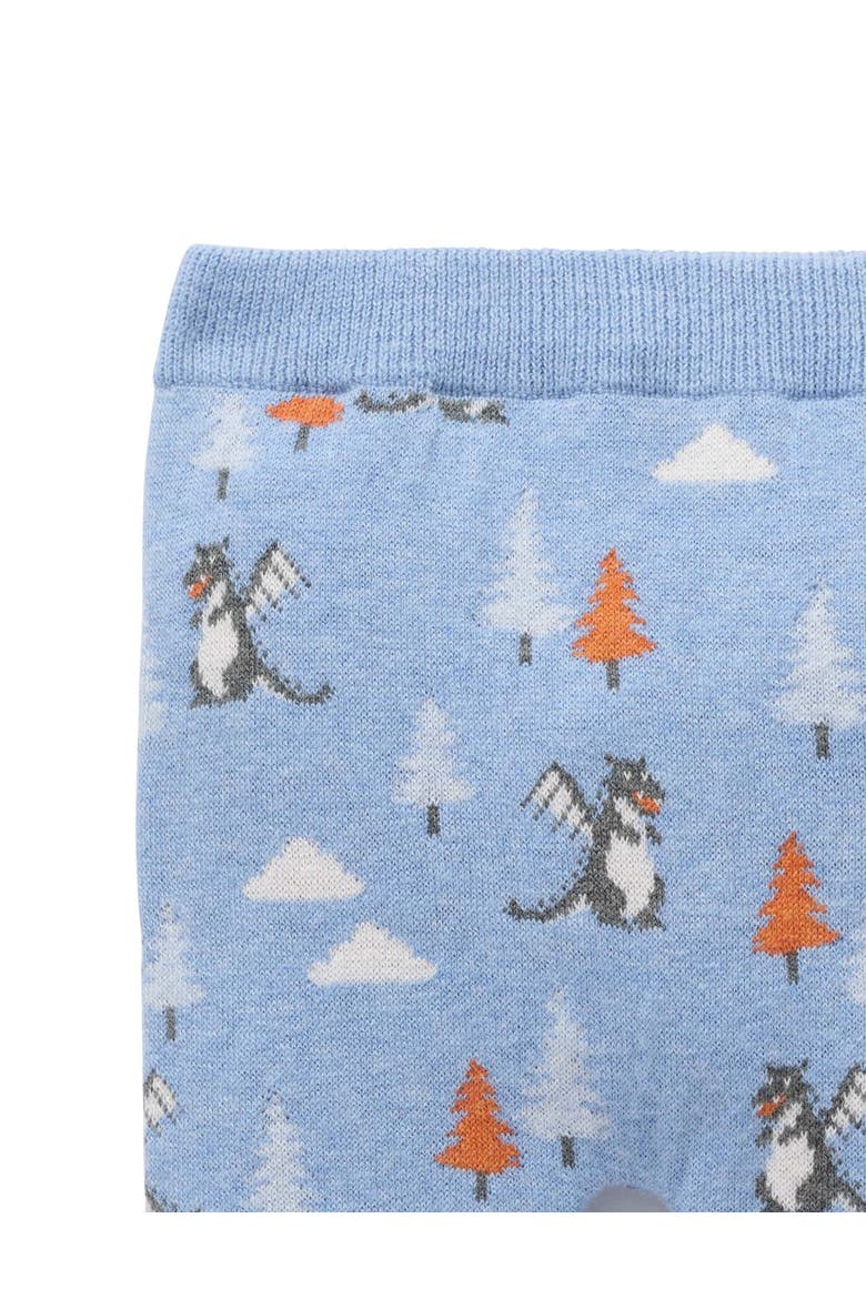 Magical Forest Knit Boys Leggings, Alternate, color, Forest Jacquard