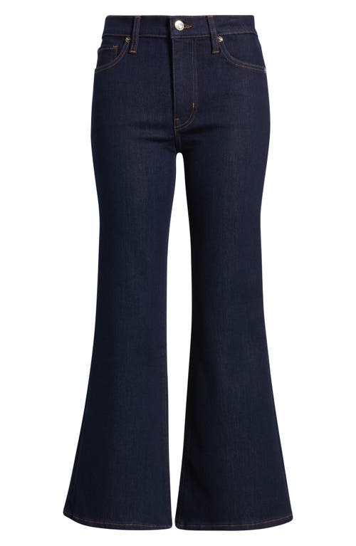 Frame The Pixie Icon High Waist Flare Jeans In Blue