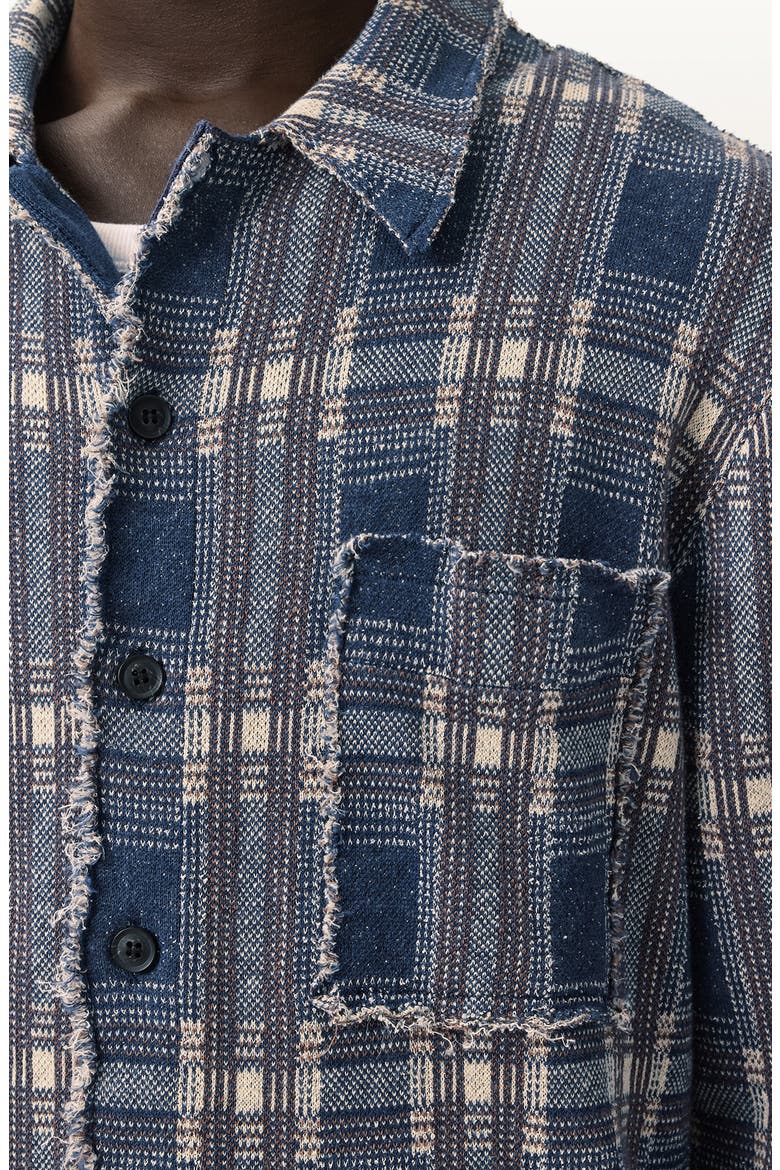 Solmar Knitted Check Cardigan, Alternate, color, MOONSTONE BLUE
