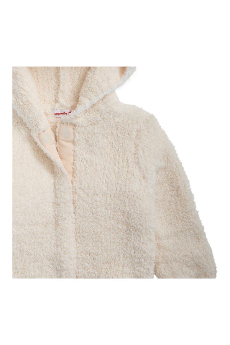 Hooded Chenille Cardigan, Alternate, color, WHITE