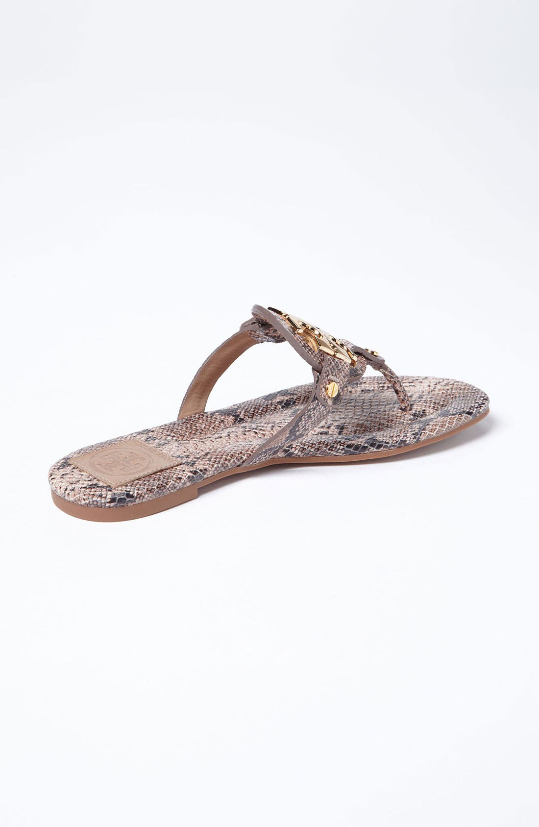 Miller Thong Sandal, Alternate, color, BRAZIL NUT GOLD