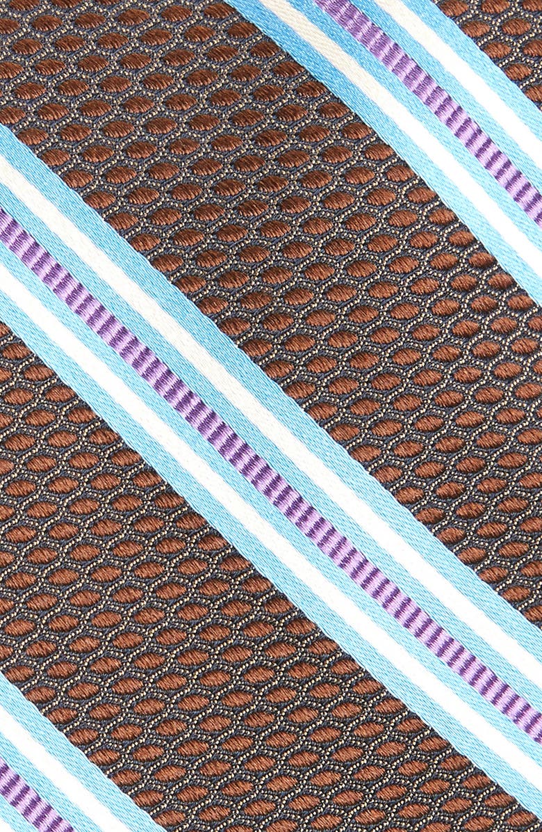 NORDSTROM MEN'S SHOP Stripe Silk Tie, Alternate, color, 