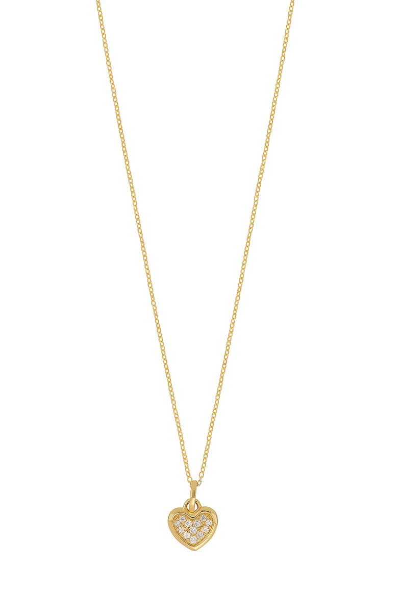 Bony Levy 18K Yellow Gold Pavé Diamond Heart Pendant Necklace, Main, color, 18K Yellow Gold