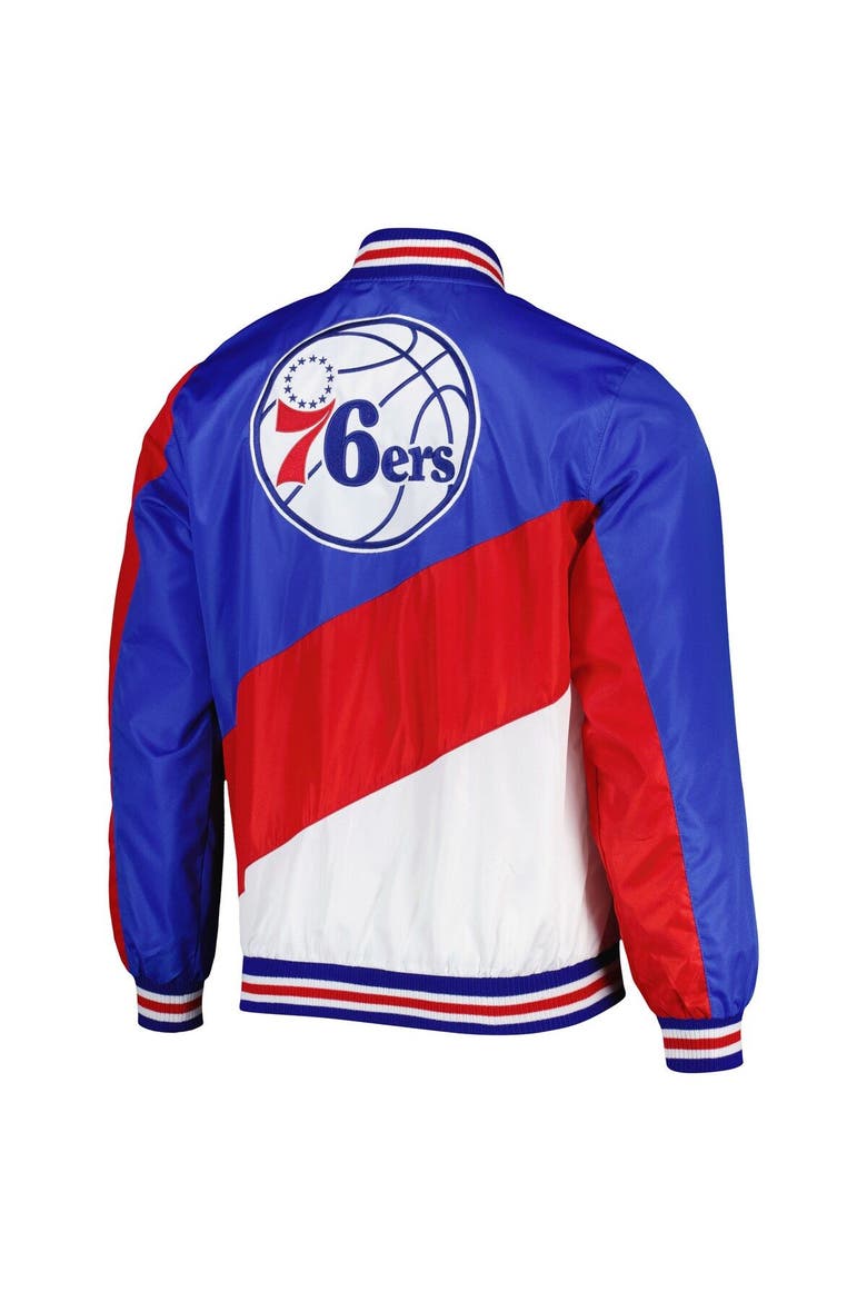 Men's JH Design Royal Philadelphia 76ers Ripstop Nylon Full-Zip Jacket, Alternate, color, Royal