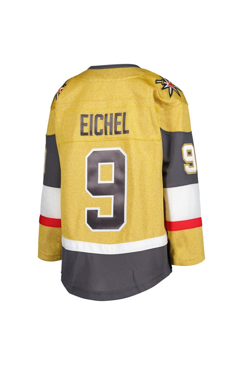 Youth Jack Eichel Gold Vegas Golden Knights Home Premier Player Jersey, Alternate, color, Gold