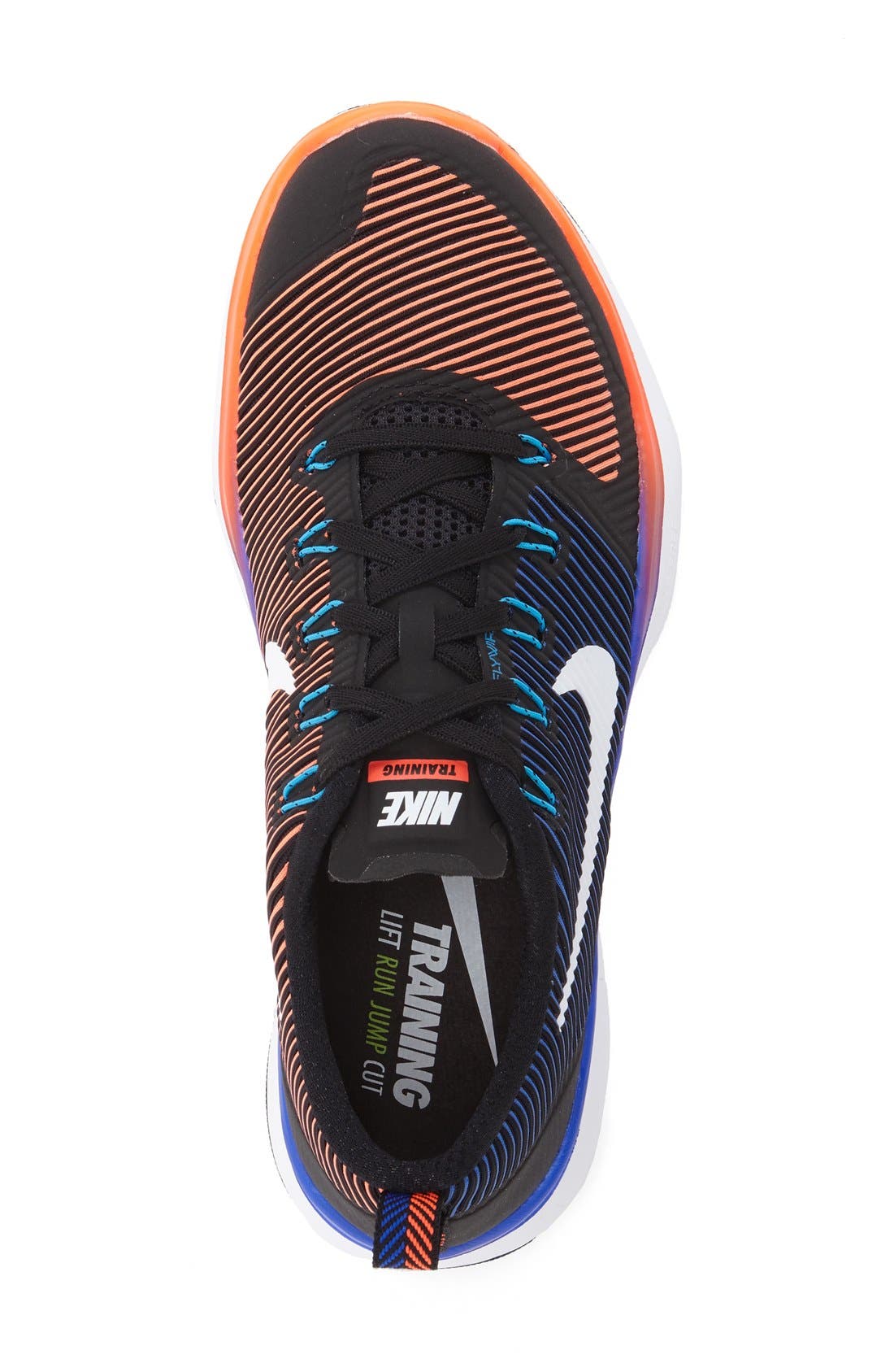 'Free Train Versatility' Training Shoe, Alternate, color, BLACK/ WHITE/ CRIMSON/ BLUE