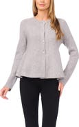 CeCe Peplum Cardigan