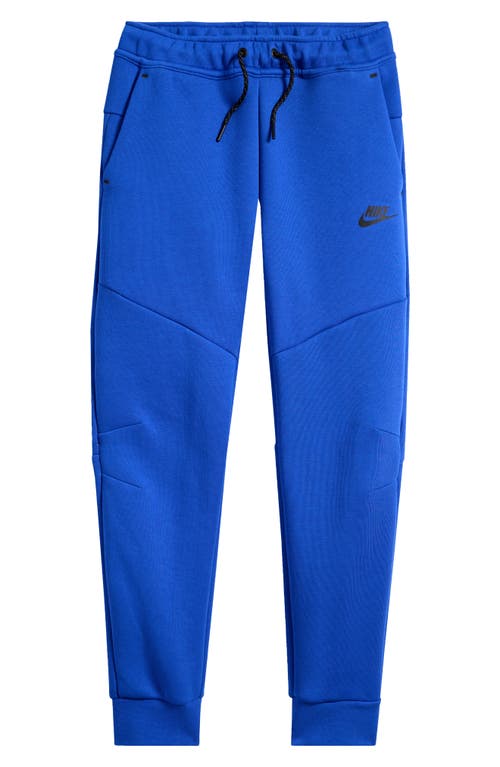 Nike Sportswear Tech Fleece Big Kids' Jogger Pants In Game Royal/black/black