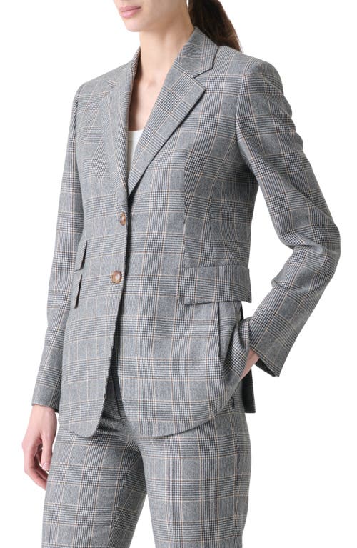 Akris Arie Check Cashmere Jacket
