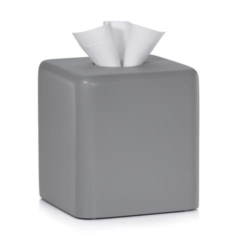Domus Gray Matte Tissue Cover