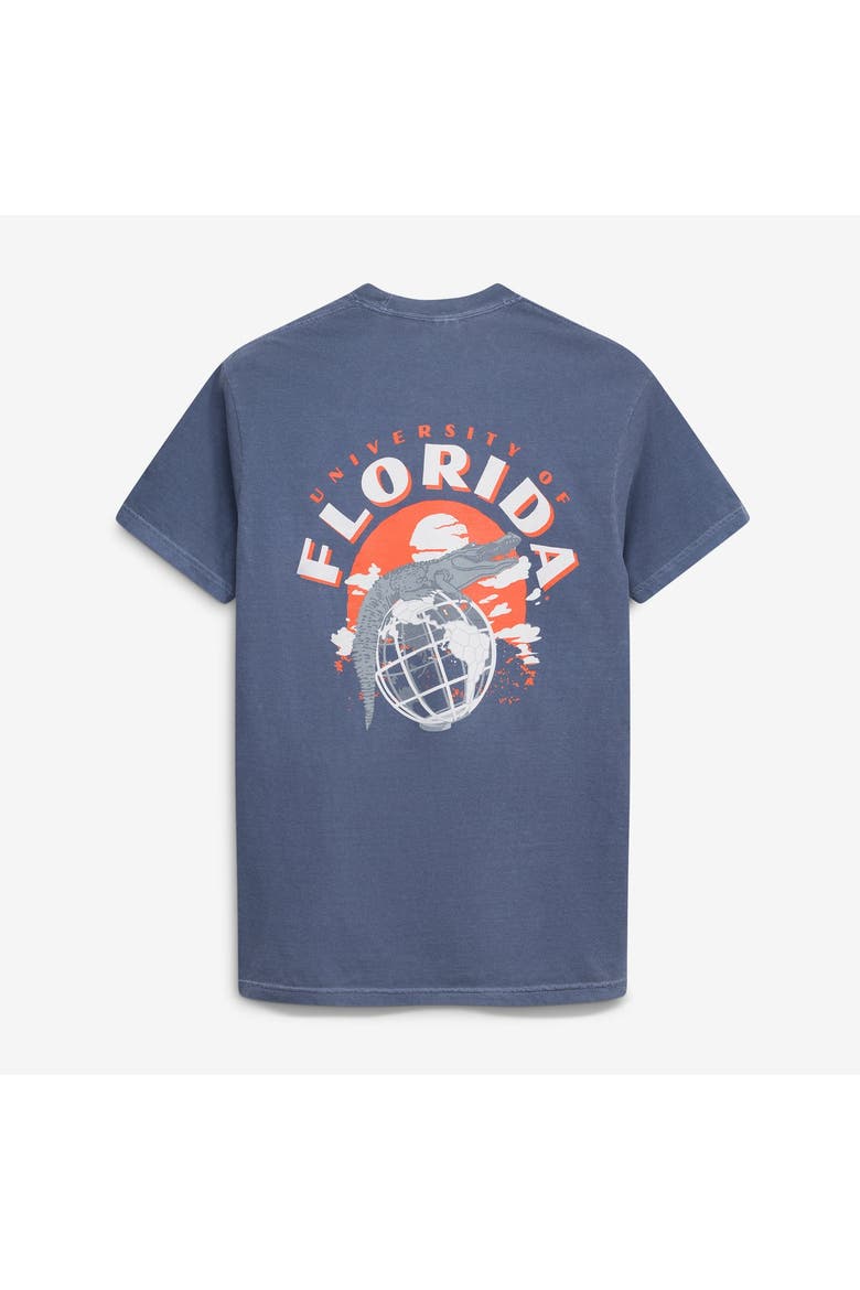Men's  Navy Florida Gators Comfort Colors Team Statue T-Shirt, Alternate, color, Navy