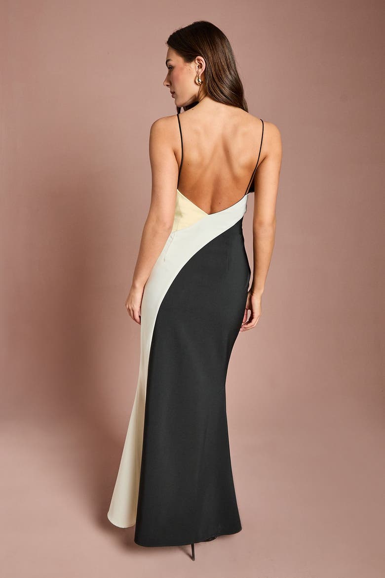 Colour Block Maxi Dress, Alternate, color, Multi
