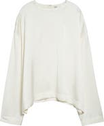 TOTEME Boxy Satin Top