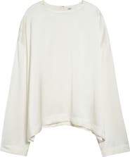 TOTEME Boxy Satin Top