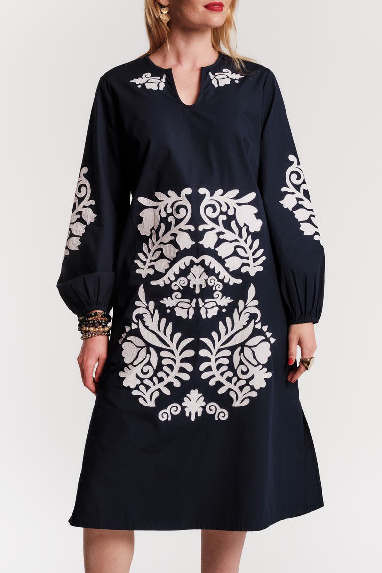 Kris Dress, Main, color, Navy/White