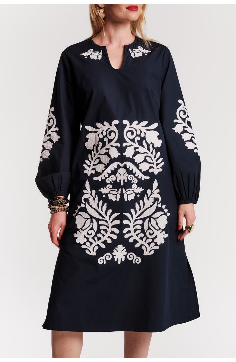 Frances Valentine Kris Dress, Main, color, Navy/White