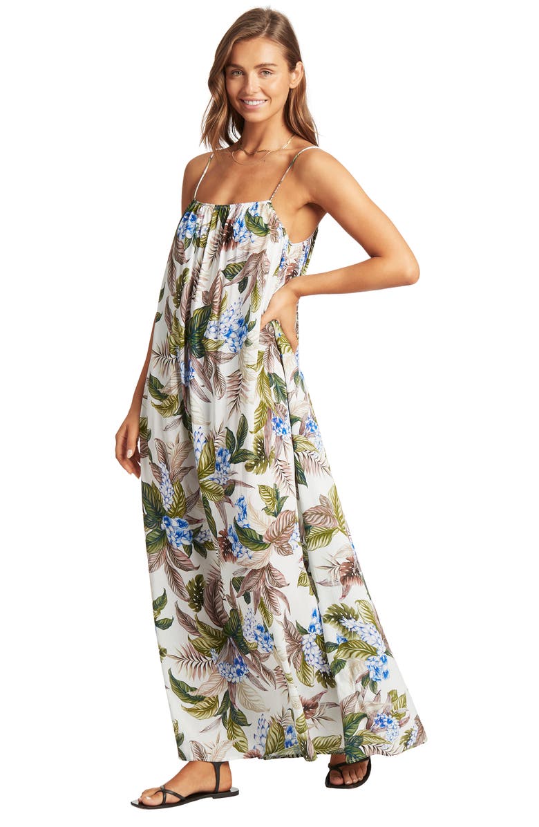 Sea Level Cover-Up Sundress, Alternate, color, 