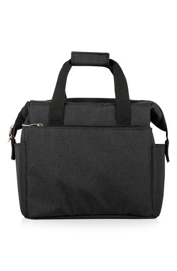 Picnic Time On The Go Cooler Lunch Tote Bag In Black