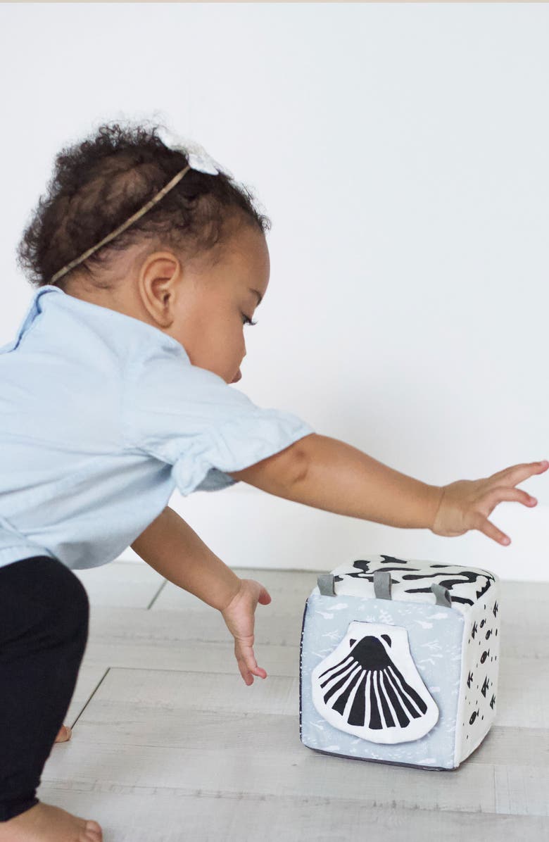 Wee Gallery Ocean Activity Pad and Soft Block Bundle, Alternate, color, Ocean