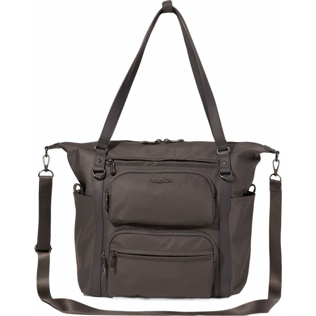 baggallini Nolita Small Convertible Backpack in Smoke Twill at Nordstrom