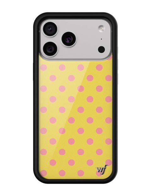 Polka Dot | Yellow and Pink iPhone 17/17e/Air/17 Pro/17 Pro Max Case