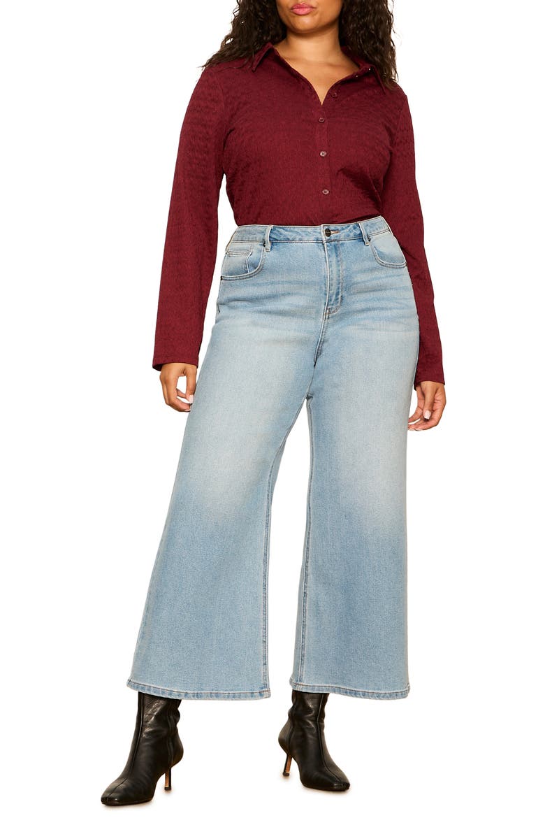Dreamer Textured Shirt, Alternate, color, BORDEAUX RED